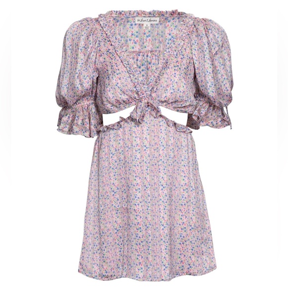 For Love & Lemons Phoebe Mini Dress Size XS NWT - Picture 2 of 14